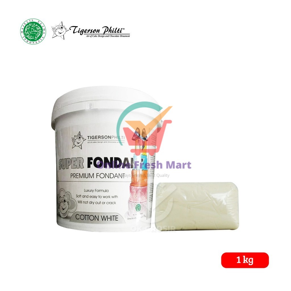 

Tigerson Fondant White (1 Kg) - Online Fresh Mart Denpasar
