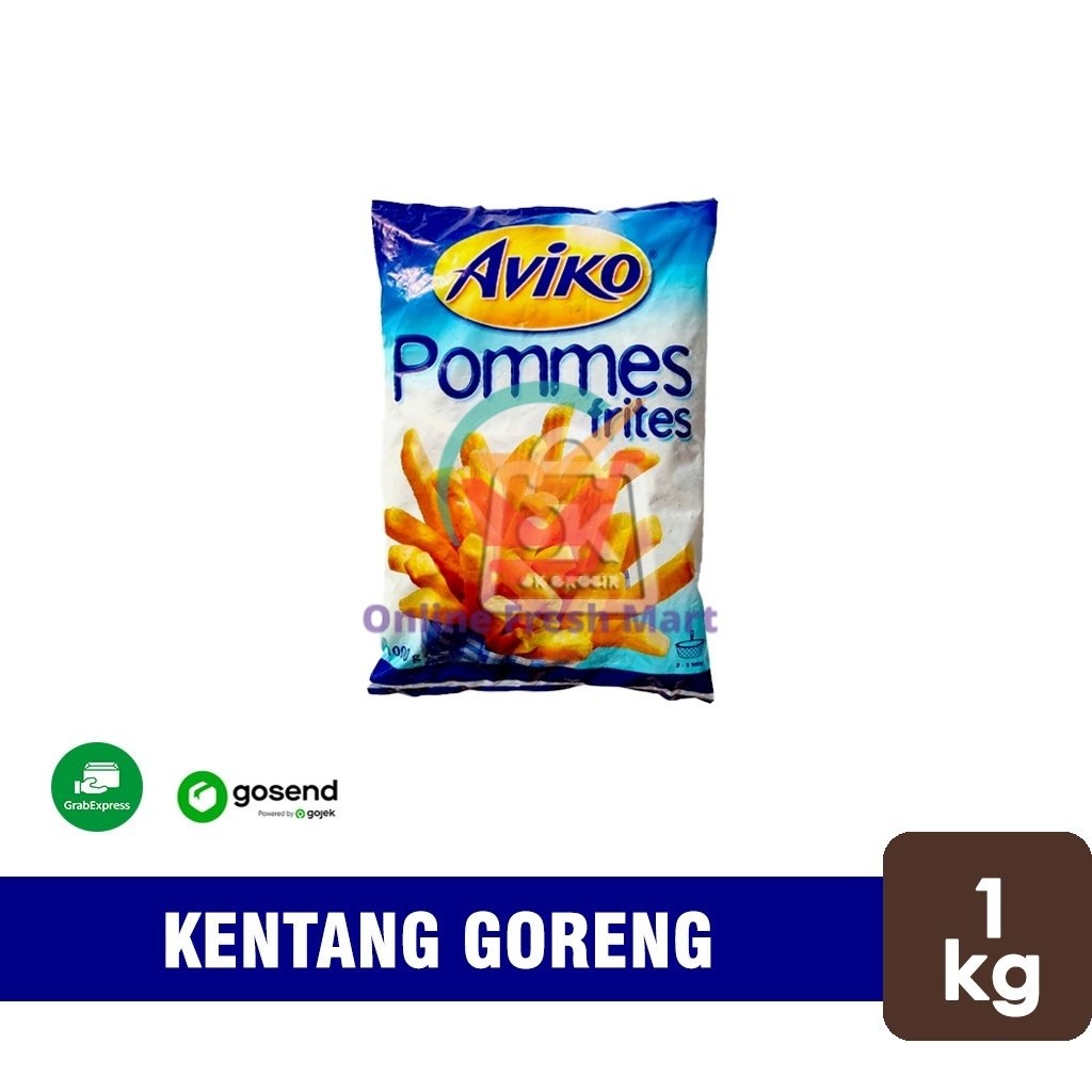

Kentang Goreng Aviko Straight Cut / Kentang Frozen 1 Kg (KHUSUS INSTANT) - Online Fresh Mart Denpasar