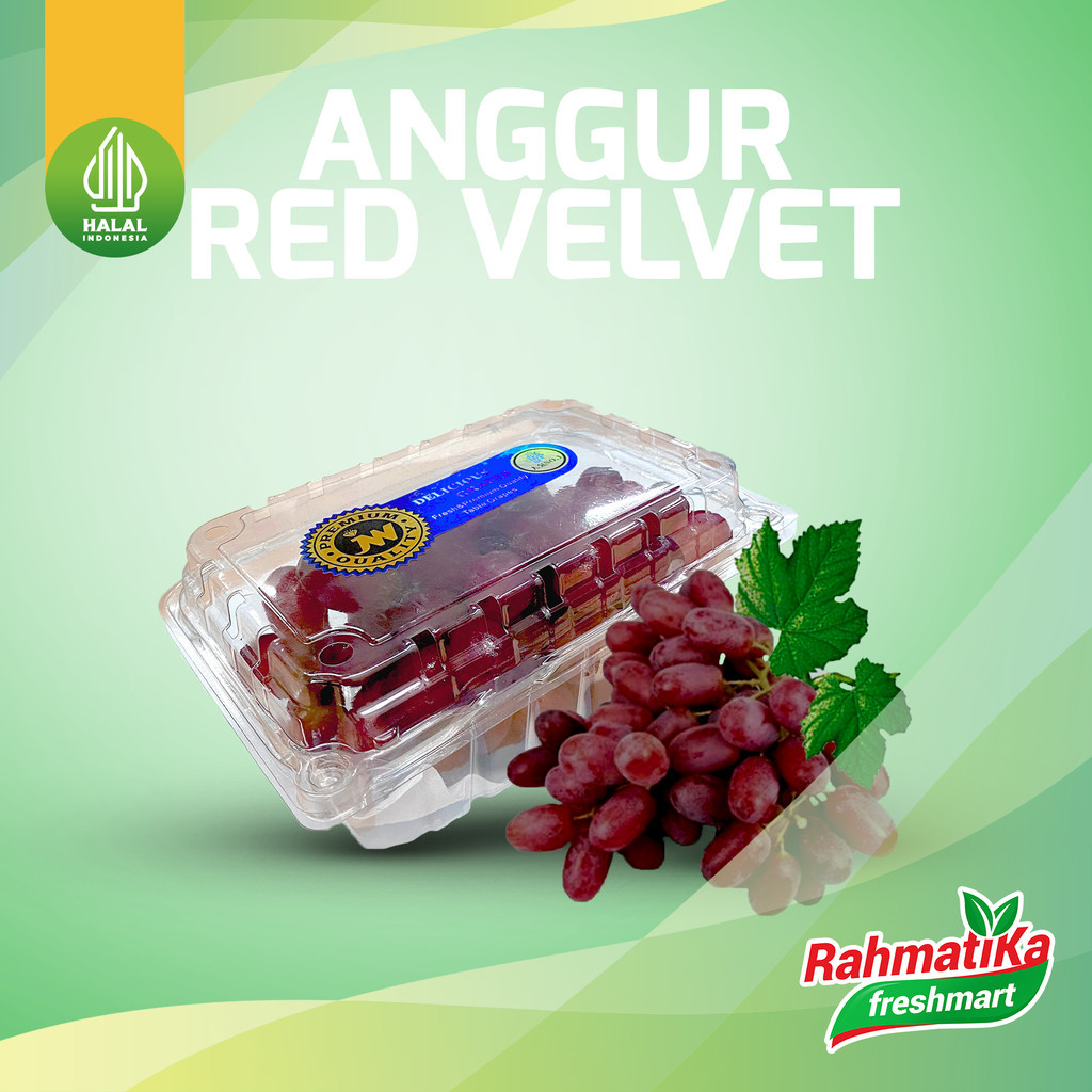 

Anggur Red Velvet Fresh 500 gr (1 Pack)