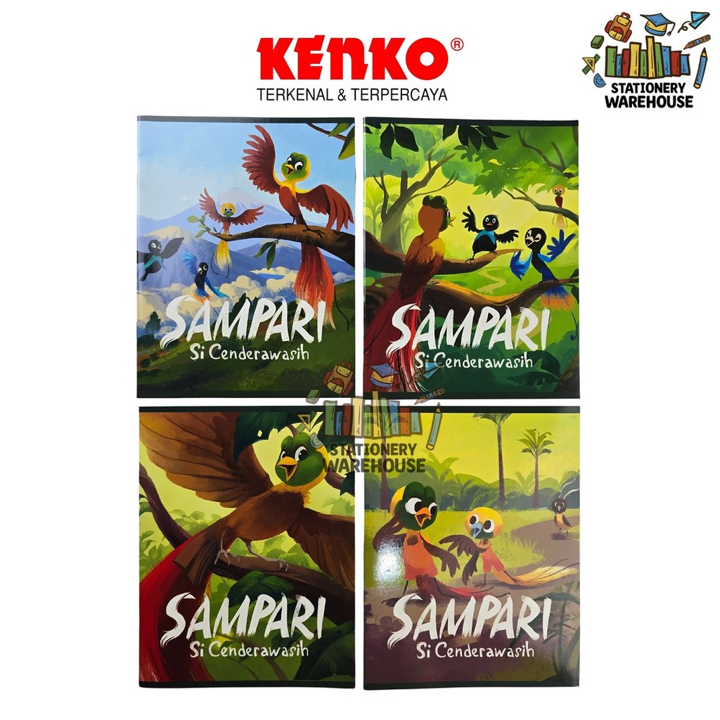 

BUKU TULIS BOXY 34 Lembar BT-1621-38SPR SAMPARI Si Cenderawasih Catatan Bergaris Ruled Notebook