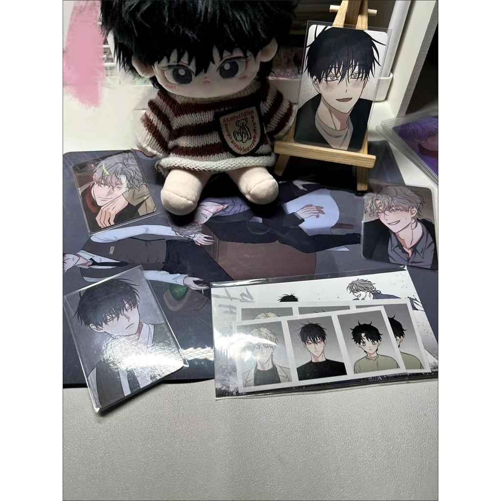 Korean Lezhin BL Manhwa 물가의 밤/Low Tide in Twilight Euihyun/Taeju Standable 20cm Baby With Skeleton S