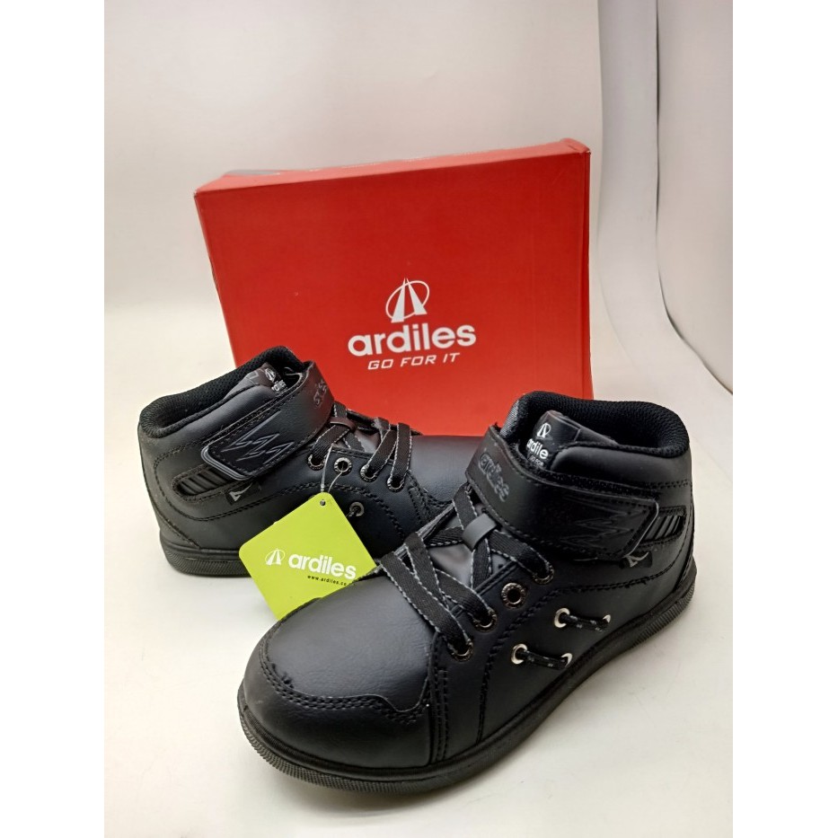 Promo Sepatu Anak Ardiles  BS-TWO SIDE Hitam-Hitam / Sepatu sekolah Ardiles / Sepatu anak Sekolah Hi