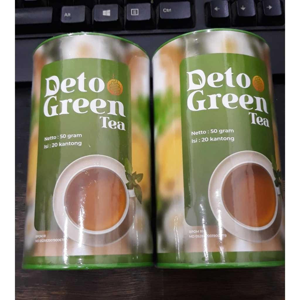 

DETOGREEN Teh Herbal Detox Melancarkan Sistem Pecernaan 50gram isi : 20 Kantong