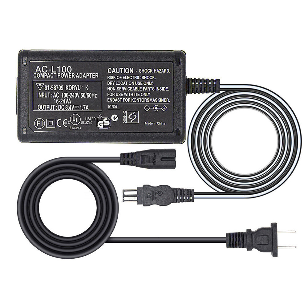 AC-L100C For Sony Camera AC-L10A L10B L15 L100C Power Adapter NX100 AX2000 MC2500 HXR-NX3 CCD-TRV228