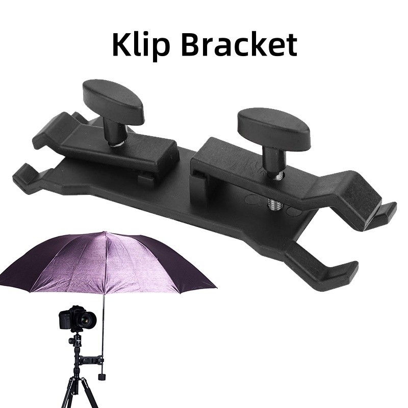 Klip Bracket Payung Tripod Holder Payung Pegangan Tripod Jepit Holder Payung Untuk Tripod Light Stan