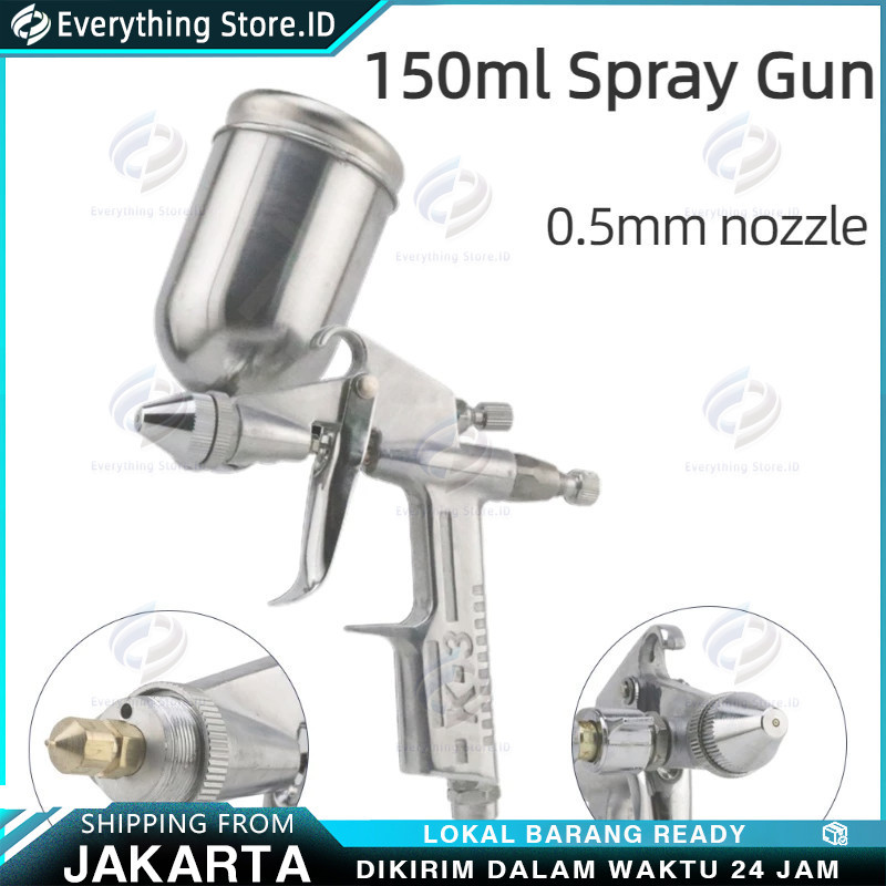 Spray Gun Auarita Gravity K3   Nozzle 0.5mm Semprotan Cat Airbrush