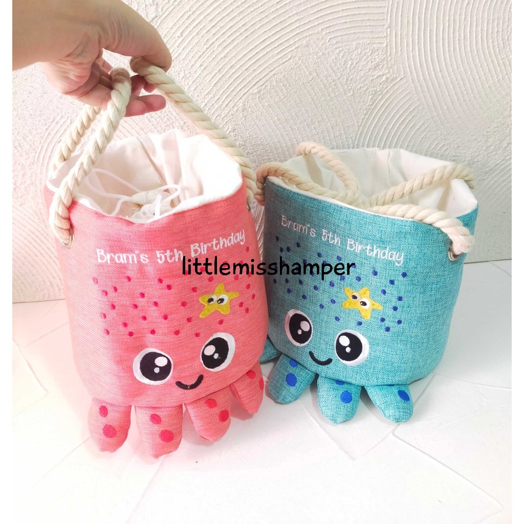 

cute 3d tube animal hampers d18 one month baby turtle nemo octopus tas tabung