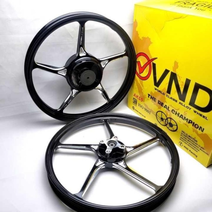 AK55 BEAT - Velg Racing Ak 55 Sepeda Motor BEAT SCOOPY VARIO 110 Ukuran 160/185 Ring 14