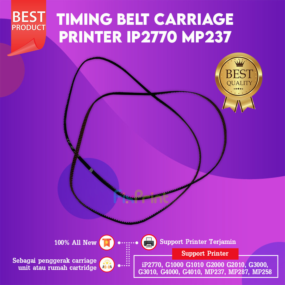 FixPrint Timing Belt Canon iP2770 2779 MP237 MP287 MP258, Carriage Belt Murah
