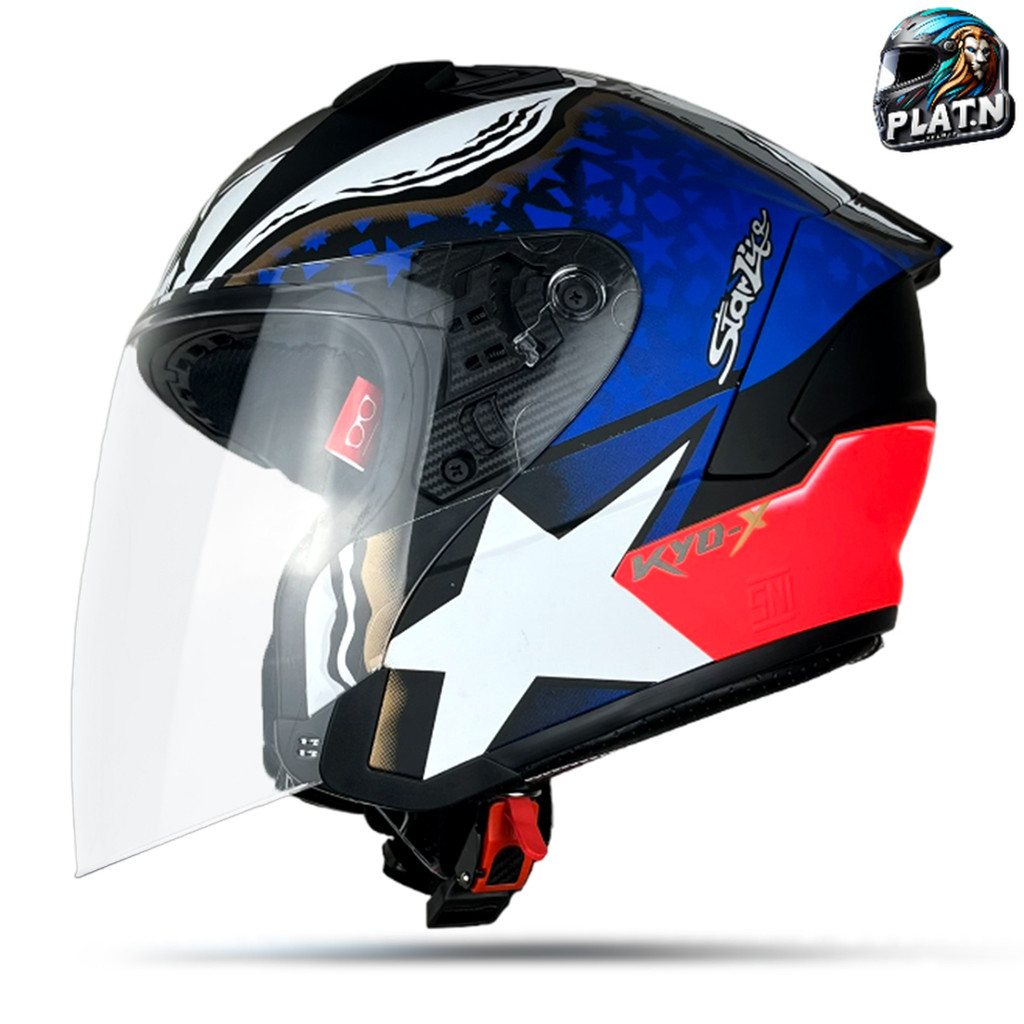 Helm Half Face JPN KYO X Motif Sparrow Original Premium Standart SNI