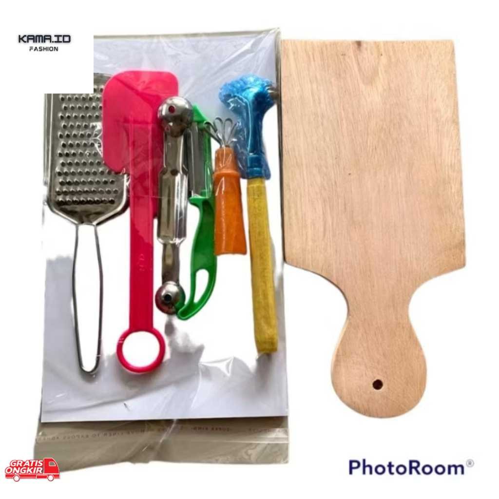 Peralatan Rumah / peralatan dapur set+talenan/peralatan dapur/alat dapur murah/alat dapur lengkap/gr