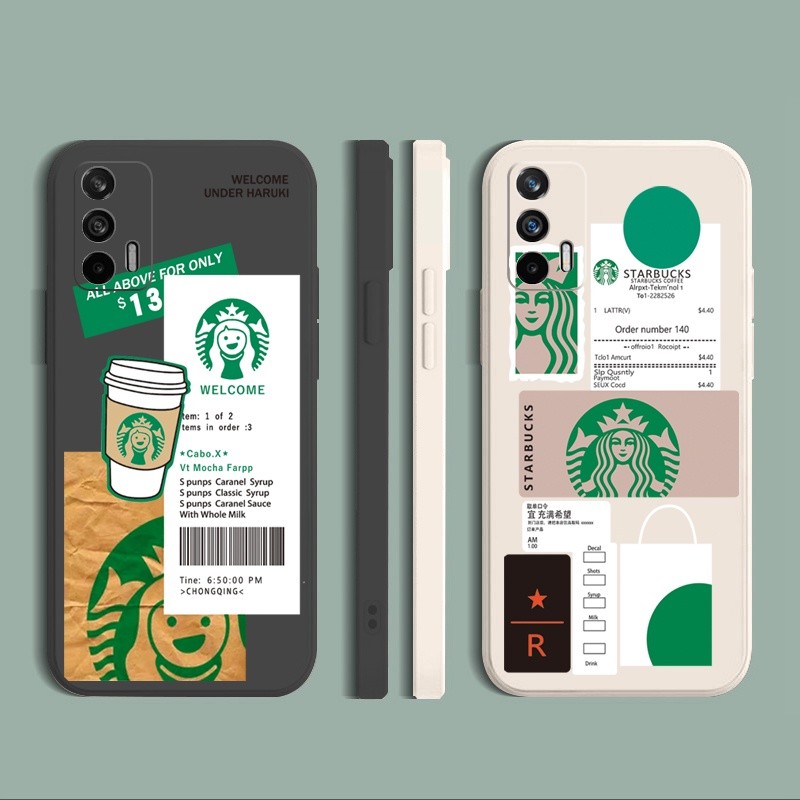 Soft Case Motif Starbucks Untuk OPPO A16 A94 A53 A15 A12 AX7 A52 A72 A92 A74 A54 5G