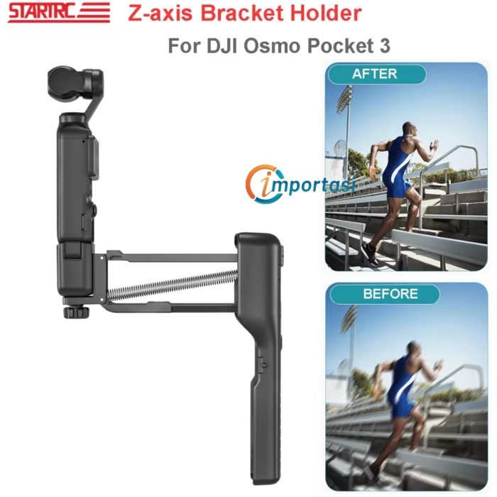 Jsh - STARTRC Z-Axis Handle Stabilizer Bracket for DJI POCKET 3 Anti Shock Case