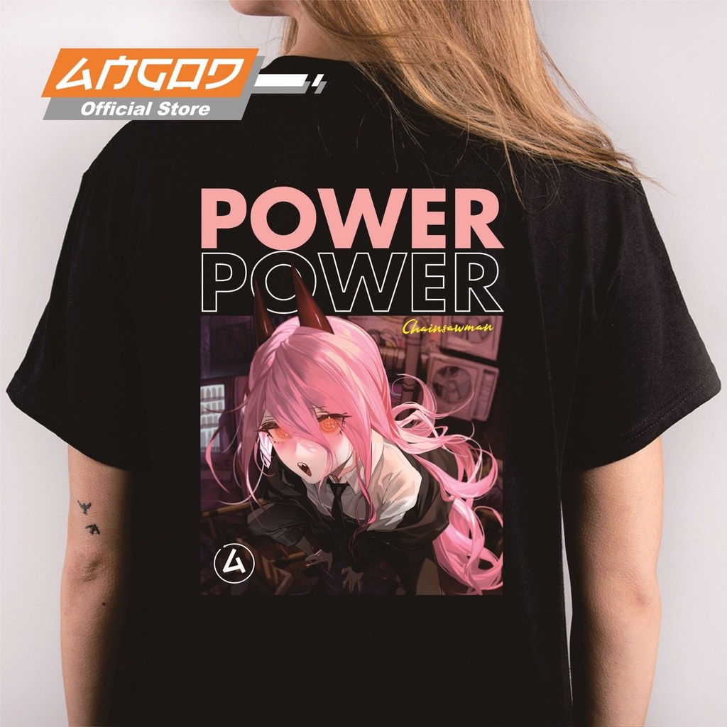 KAOS ANIME CHAINSAW MAN POWER BAJU DISTRO ANIME  CHAINSAWMAN Gergaji