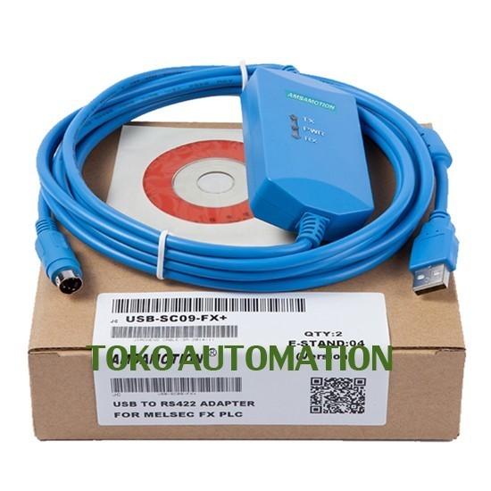 LC88  FX PLC Programming USB to RS422 ADAPTER USB-SC09-FX+ PA81