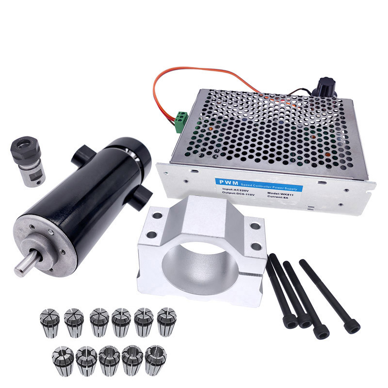 

Machine Tool Spindle 100V 800WE Set 0~110VDC Adjustable speed Governor Power Supply both 110VAC & 220VAC for Engraving machine