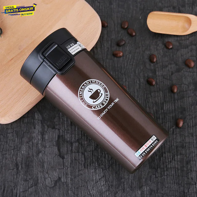 Thermos Kecil Mini Termos kopi Stainless Steel Vacum Tumbler 380ml