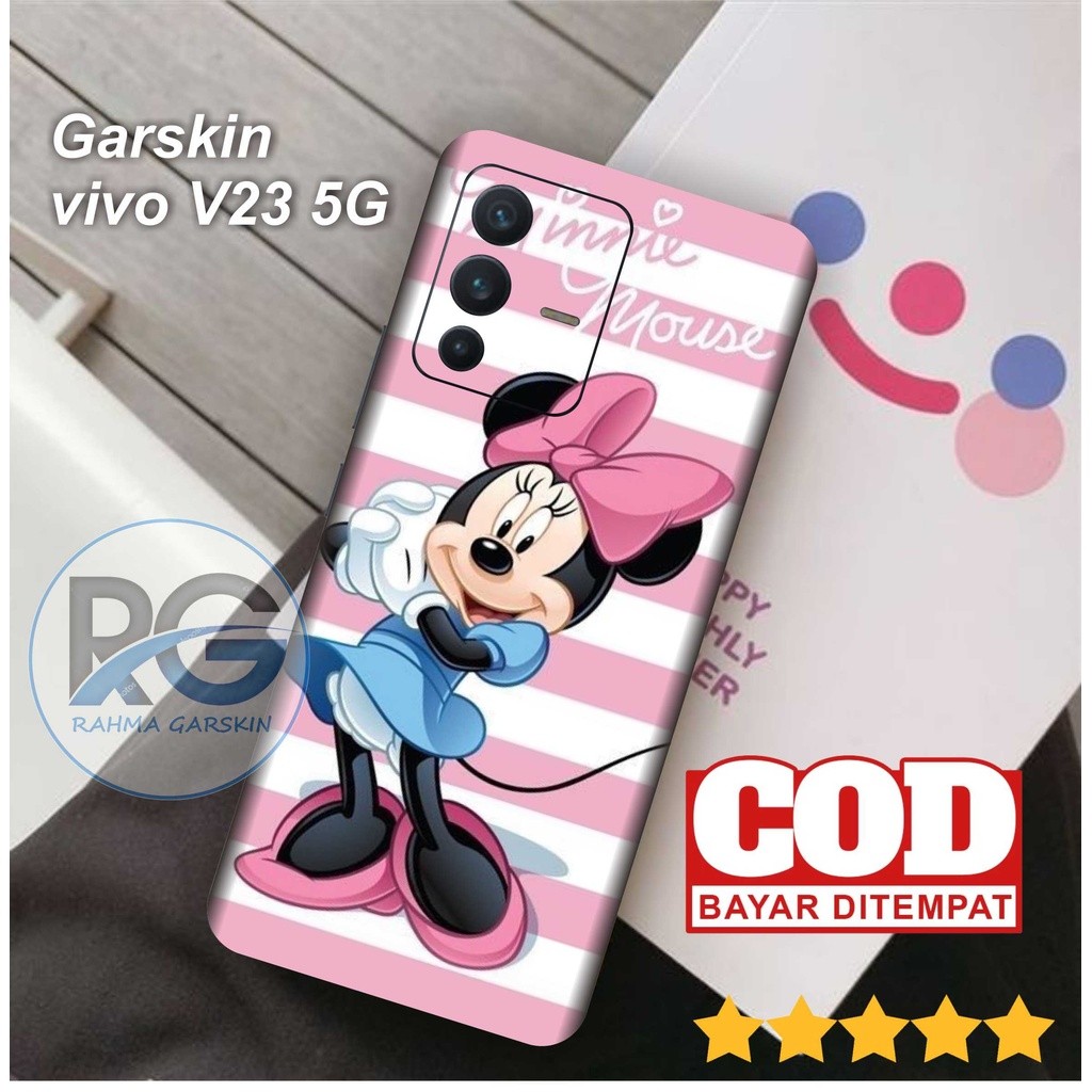 cod garskin vivo V23 5G motif cutey - bisa custom gambar // garskin antigores body vivo v23 5g