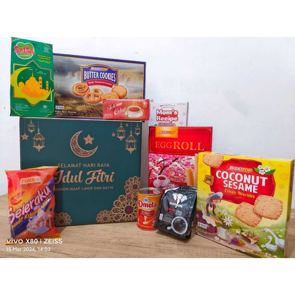 

PARCEL LEBARAN 2024 PAKET (A)/ HAMPERS IDUL FITRI/ PARCEL HARI RAYA