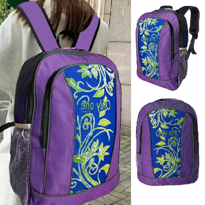 TAS RANSEL BACKPACK PRIA / WANITA UNGU | TAS SEKOLAH PRIA / WANITA UNGU | Termurah Dan Terlaris