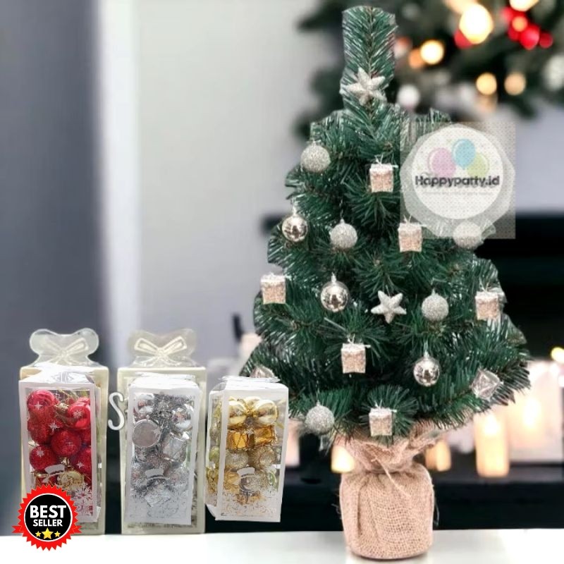 

Set 22pcs Bola Natal / Christmas Ball / Hiasan Pohon Natal