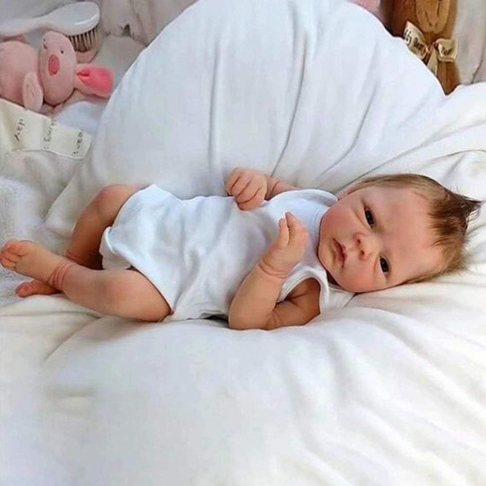 Reborn Baby Doll 45m Realistic Reborn Doll Full Body Silicone Reborn Baby Doll Newborn Doll Toy Birt