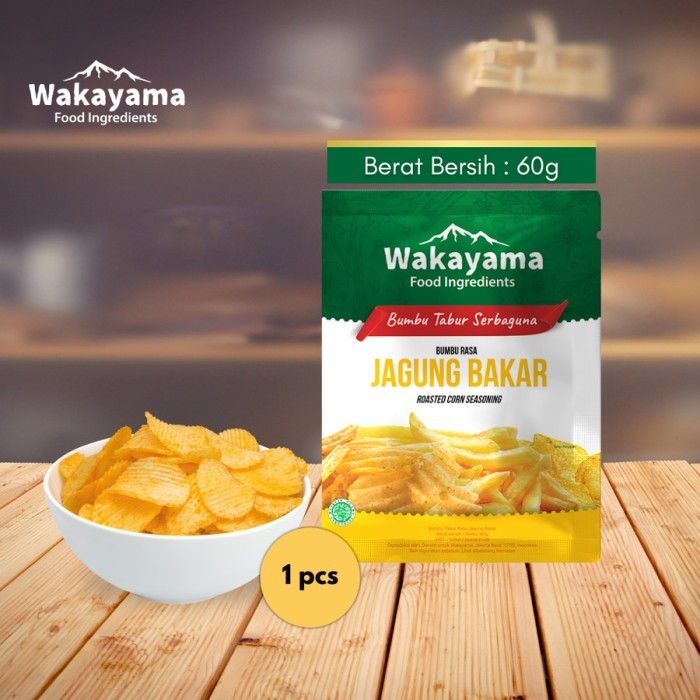 

Wakayama Bumbu Tabur Kentang Goreng Rasa Jagung Bakar 60gr