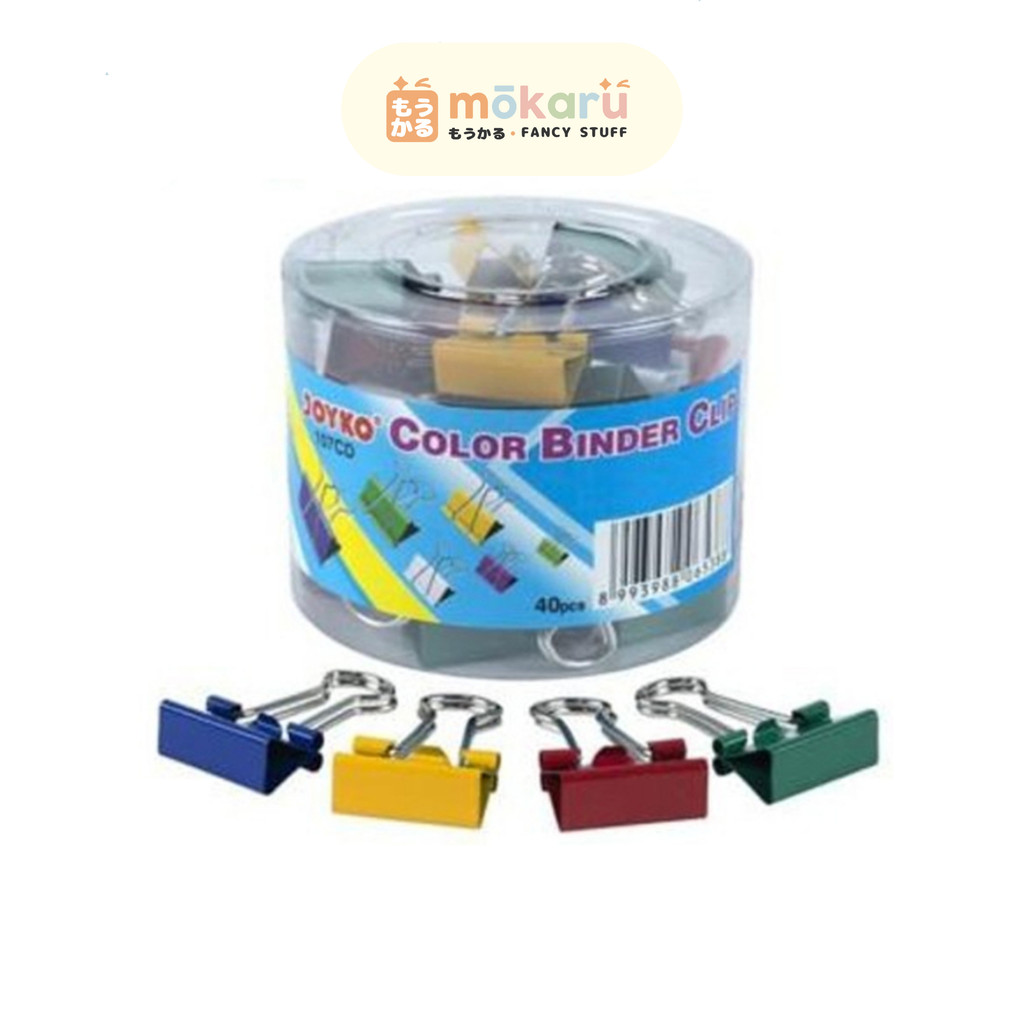 

Joyko Binder Clip Penjepit Kertas 105CD Warna