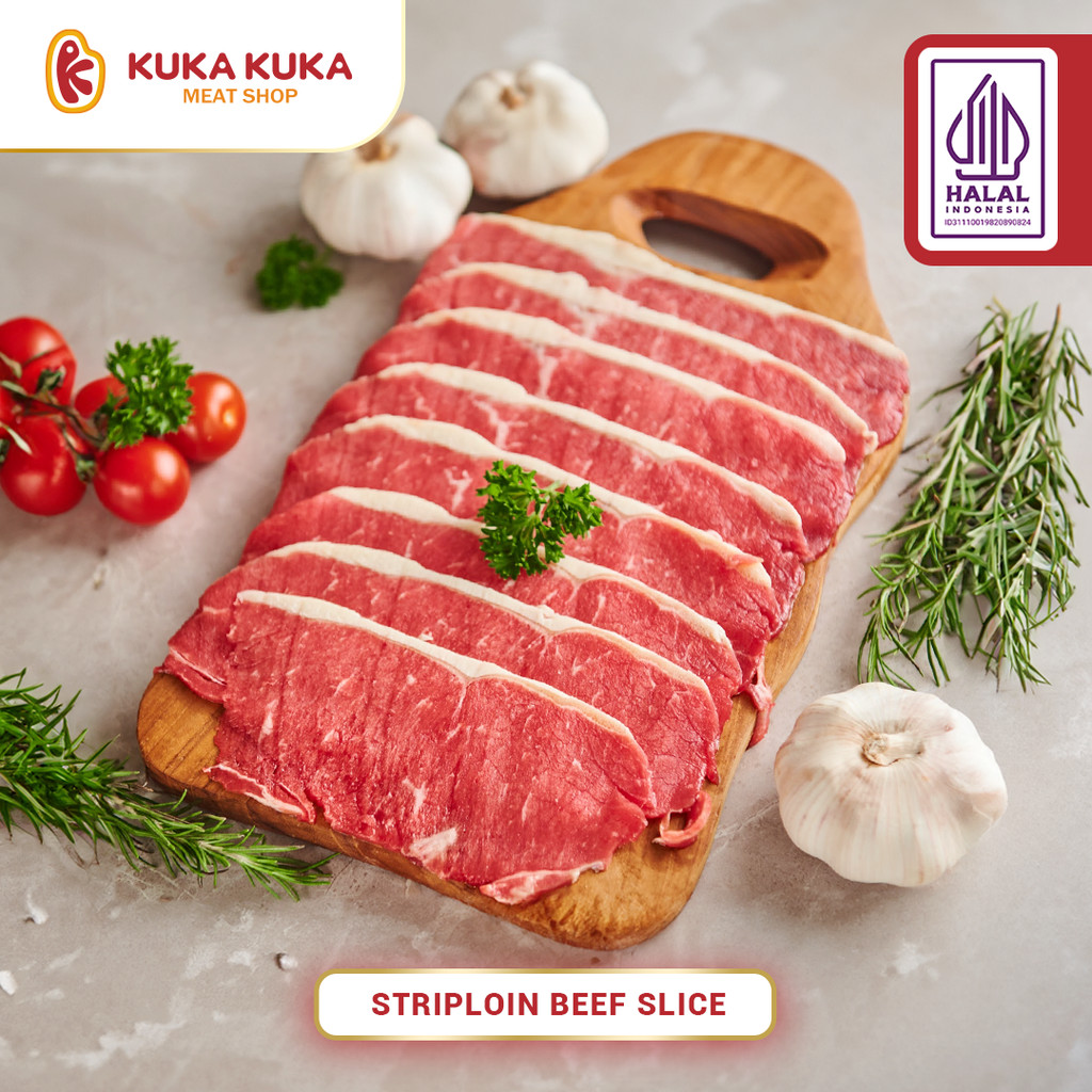 

Daging Sapi Striploin / Aus Sirloin Beef Slice 500gr
