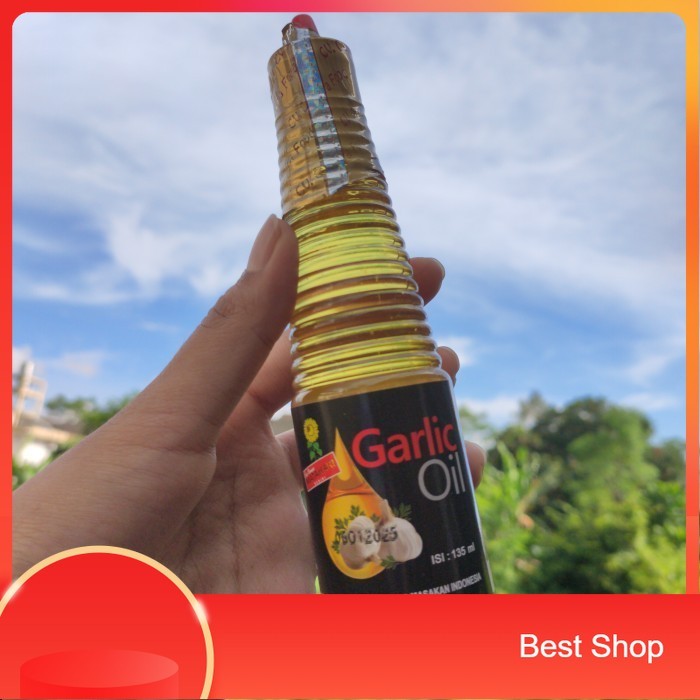 

Garlic Oil Cap Matahari 135ml / minyak bawang putih halal tanpa msg