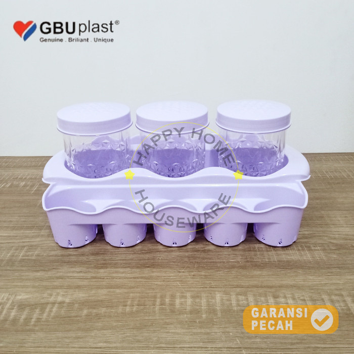 GBUplast Toples Set Calista + Nampan Beckel | Toples Kue | Toples + Keranjang Aqua