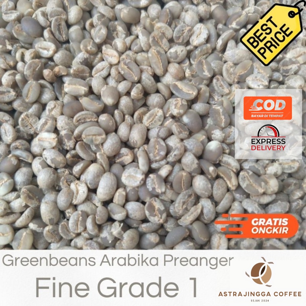 

1Kg Grade 1 Greenbean Arabika Arabica Full Wash Biji Kopi | Astrajingga Coffee