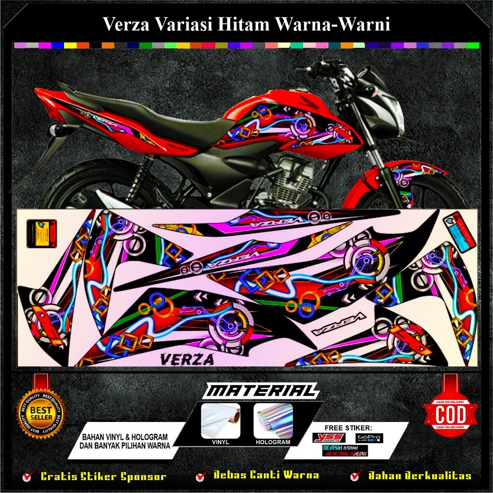 variasi Striping Verza 2013 2014 2015 Sticker Setiker Verza Motif Design Vietnam Motif Terlaris