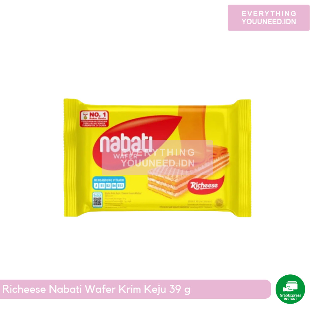 

Richeese Nabati Wafer Krim Keju 37 g
