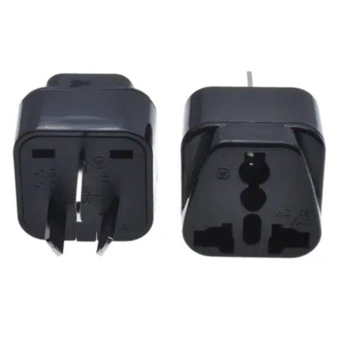 Adaptor Travel ke AUSTRALIA, NEW ZEALAND ... TOP QUALITY - Putih