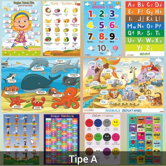

best -Diskon 15% Poster Belajar Eksklusif (isi 10 pcs) - Tipe A
