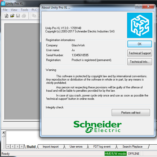 Unity Pro XL V13 Software PLC Schneider
