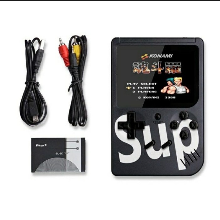 BEST -GameBoy Retro Mini SUP 400 in 1 game box portable mainan anak - Putih