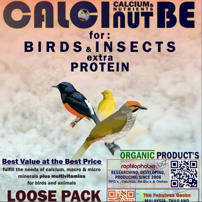 SALE -CALCINUT BE BURUNG 550GR KALSIUM BURUNG