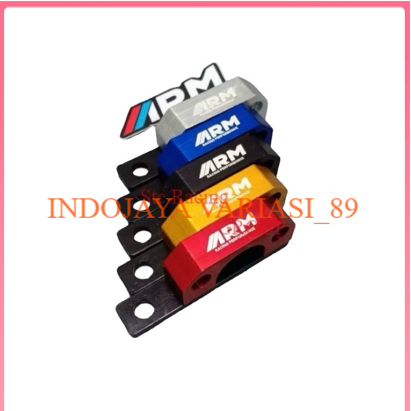 Braket selang rem Matic ASLI CNC merek ARM Universal Yamaha Aerox Nmax Lexi Honda Beat Vario Scoopy 