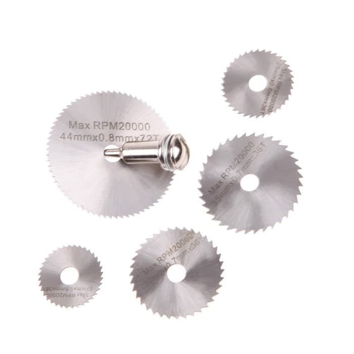 5pcs Circular Saw Blade Mata Gergaji Mini + As