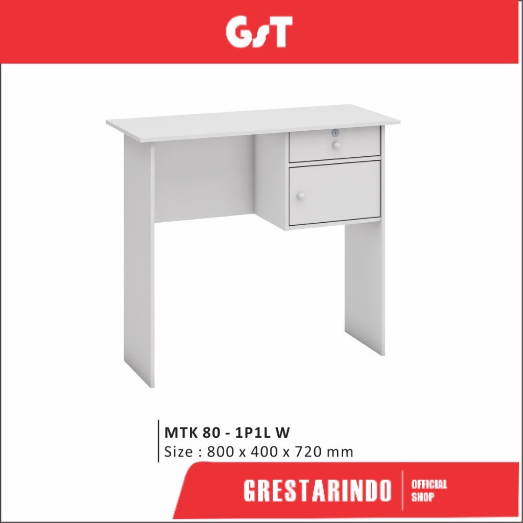 MEJA LAPTOP MEJA TULIS MEJA BELAJAR KERJA KECIL WARNA PUTIH