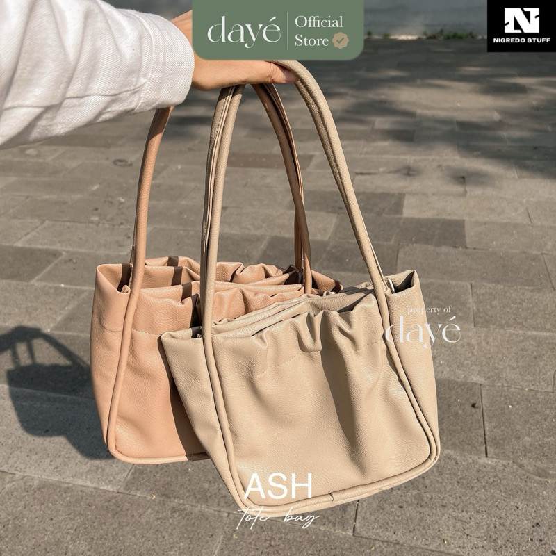 DAYE - Ash Tote Bag - Moira Tote Bag | Tas Wanita | Totebag Wanita | Shoulder Bagg