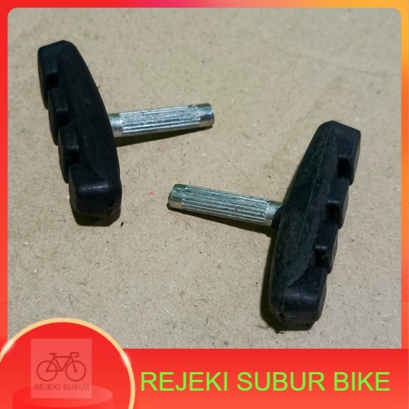 Sepasang karet rem kampas rem tusuk cantilever brake shoe Sepeda federal vintage