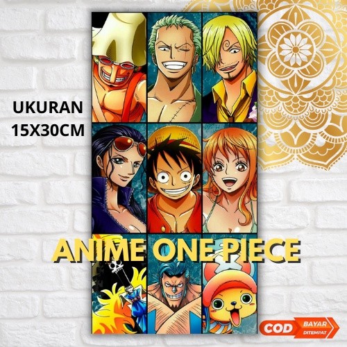 Wall Decor ONE PIECE LUFFY Hiasan Dinding Poster Kayu Pajangan Dekorasi Anime – Blaster