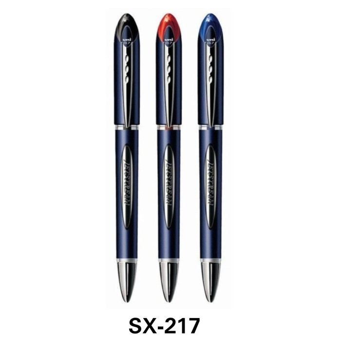 

[Best Seller] PULPEN NGEBUT UNI JETSTREAM SX-217 (0,7mm) Super smooth - Hitam