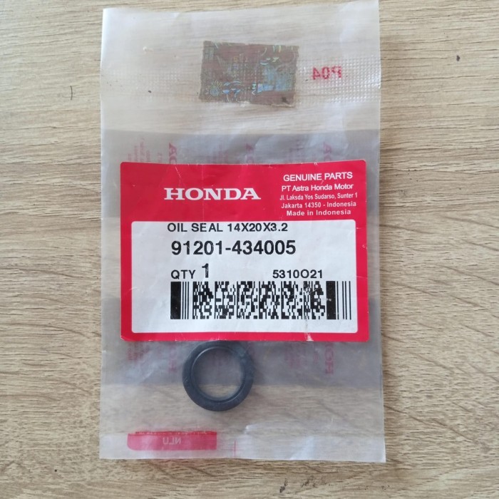 Seal 14X20X3.2 ORI AHM 91201434005 berkualitas