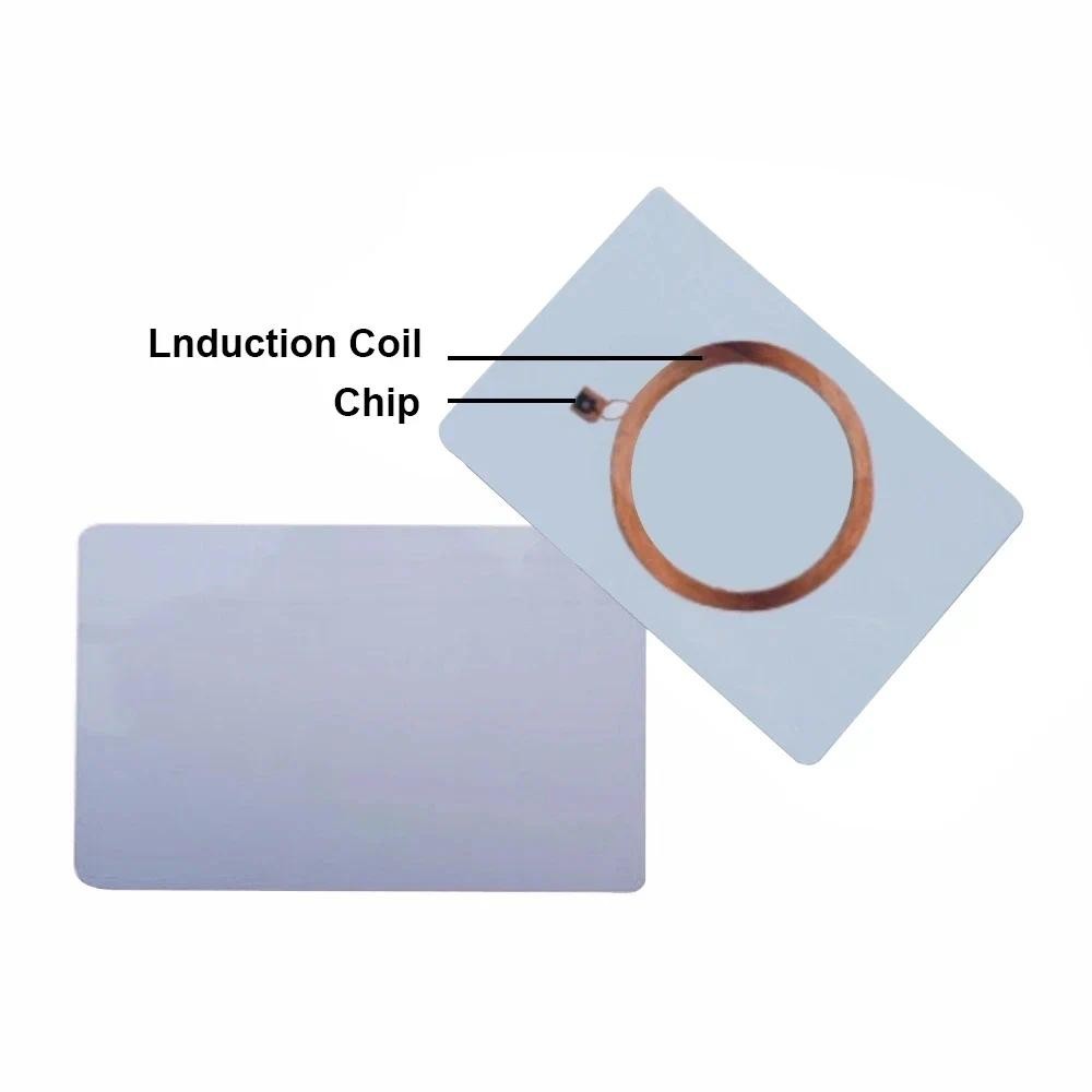

10PCS T5577 Thin White 125KHz Rewritable Smart Key Clone Copier Badge EM4305 Chip Token Writer Tag Access Control Change Card