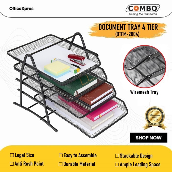 

Rak Besi 4 Susun / File Document Tray 4 Layer / Document Tray Besi