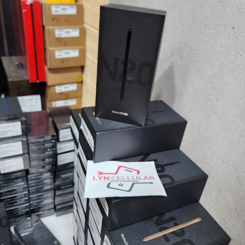 SAMSUNG GALAXY NOTE 20 5G SNAPDRAGON - 256gb - JAMIN ORIGINAL 100% RESMI BNIB